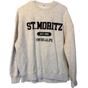 BRAND NEW Swiss Alps Grey Pullover Sweater Size L